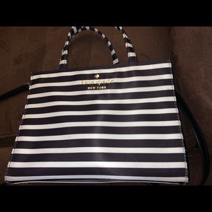 Kate Spade striped satchel